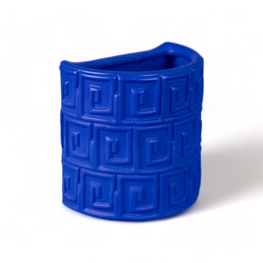 Seletti Terracotta Wall Vase Greche Blue Spedizione Gratuita