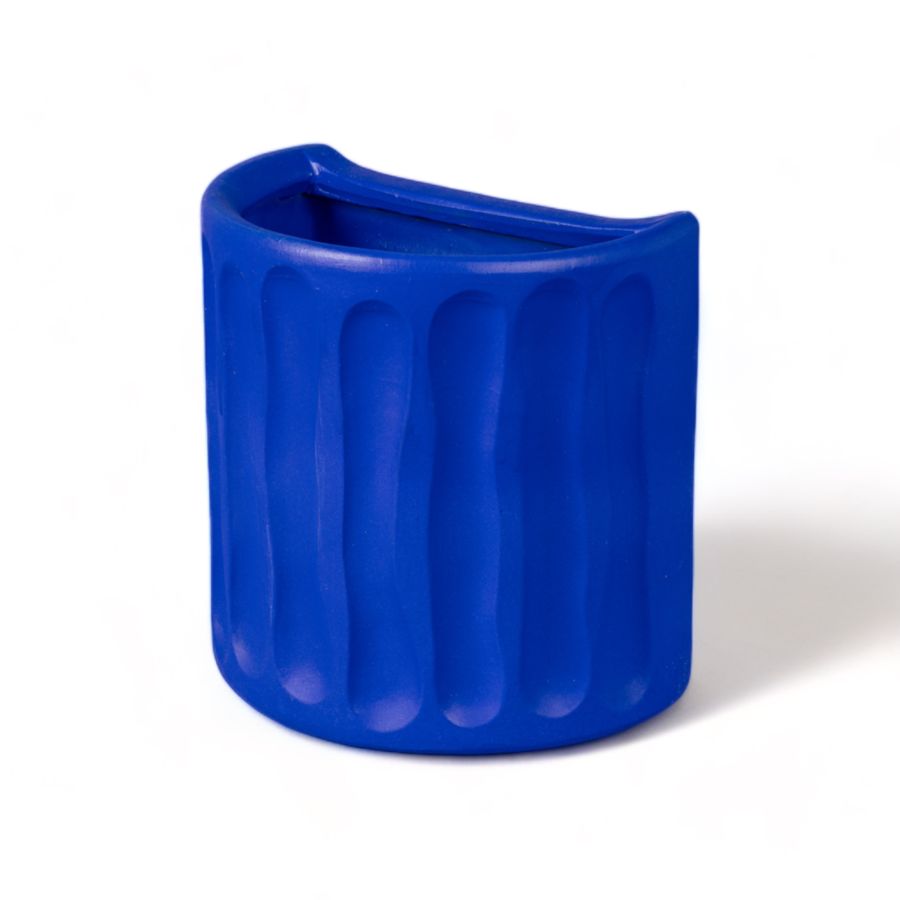 Seletti Terracotta Wall Vase Dorico Blue Pezzi Unici