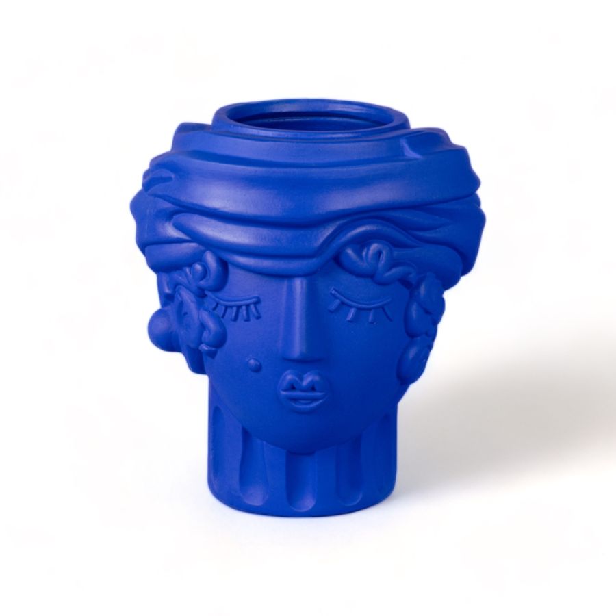 Seletti Terracotta Vase Women Blue