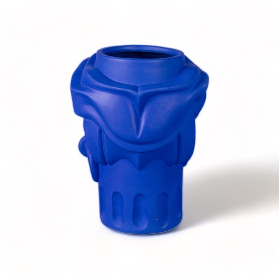 Seletti Terracotta Vase Man Blue Qualità Garantita
