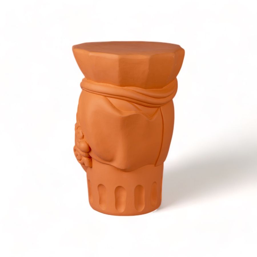 Seletti Magna Graecia Terracotta Stool Woman Consegna Veloce