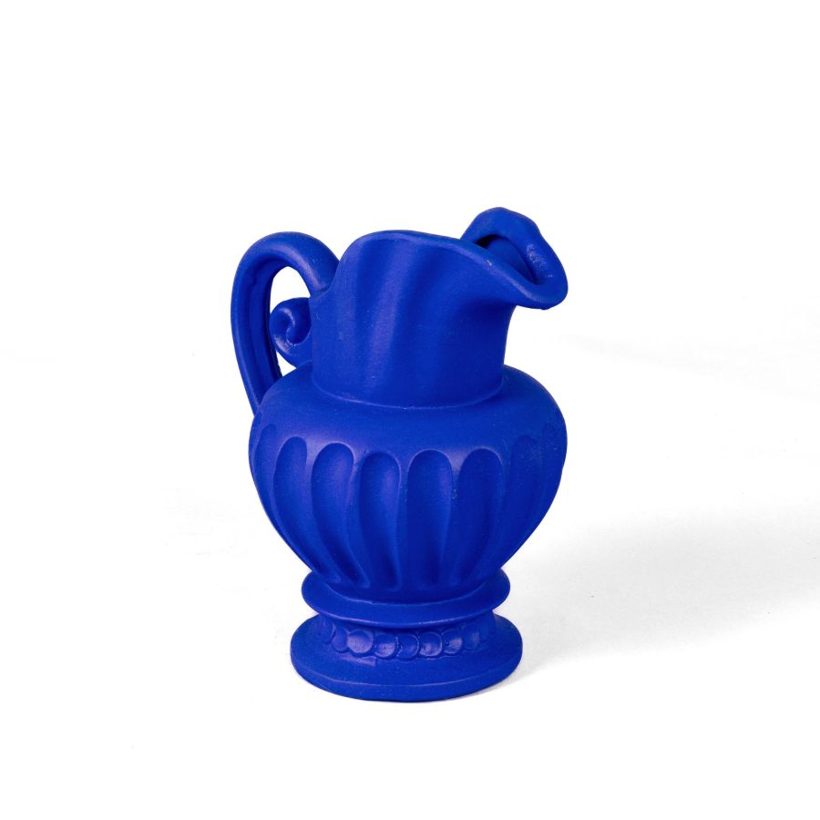 Seletti Terracotta Vase Caraffa Blue Prezzo Ridotto