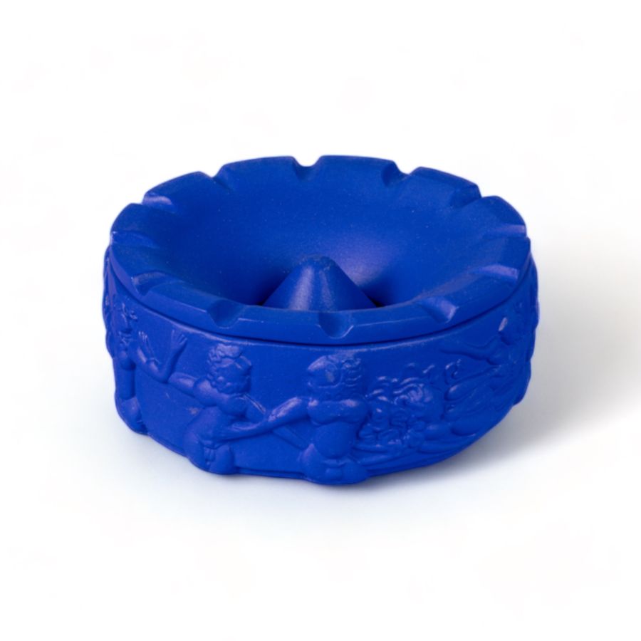 Seletti Terracotta Ashtray Dialogues Blue Convenienza