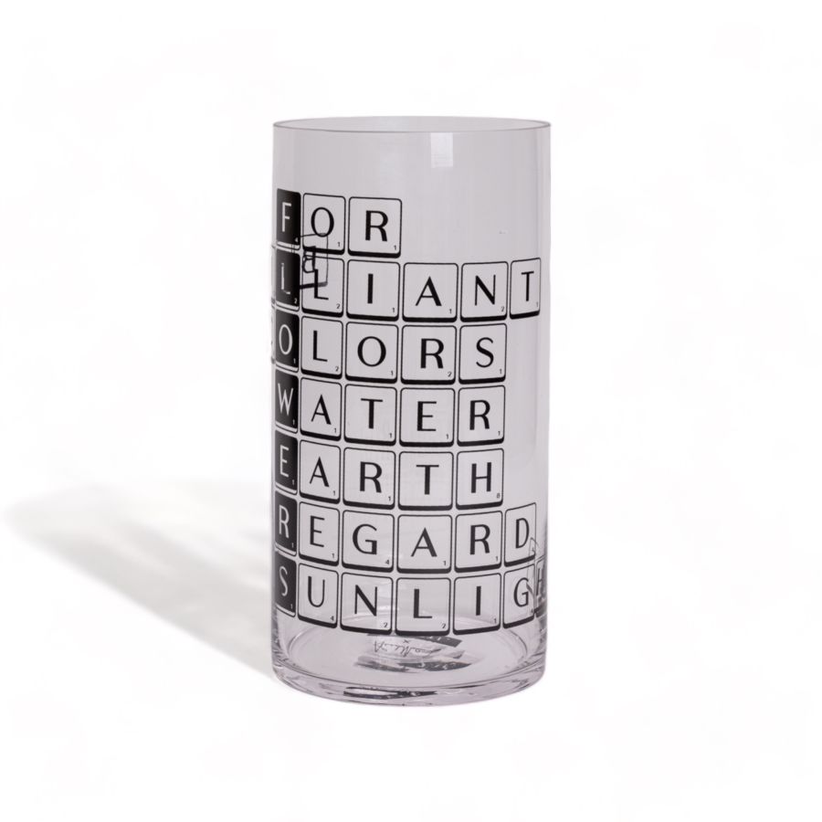 Seletti Vase in glass Tiles & Tales "Flowers" Promozione