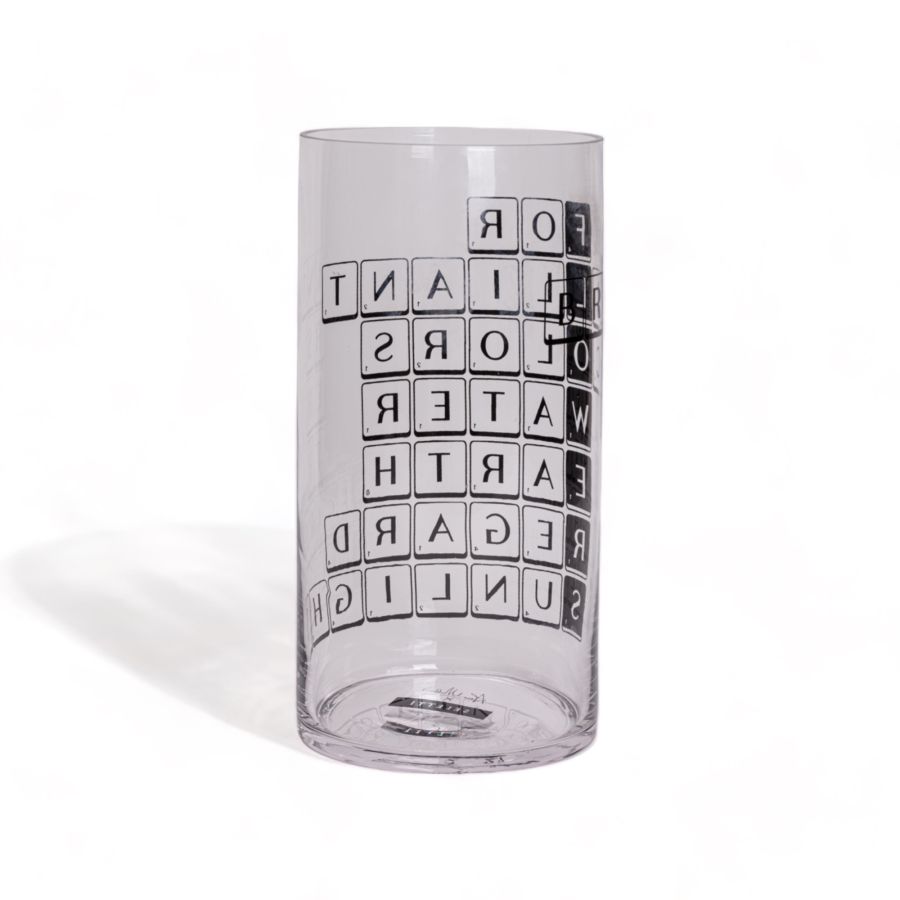Seletti Vase in glass Tiles & Tales "Flowers" Promozione
