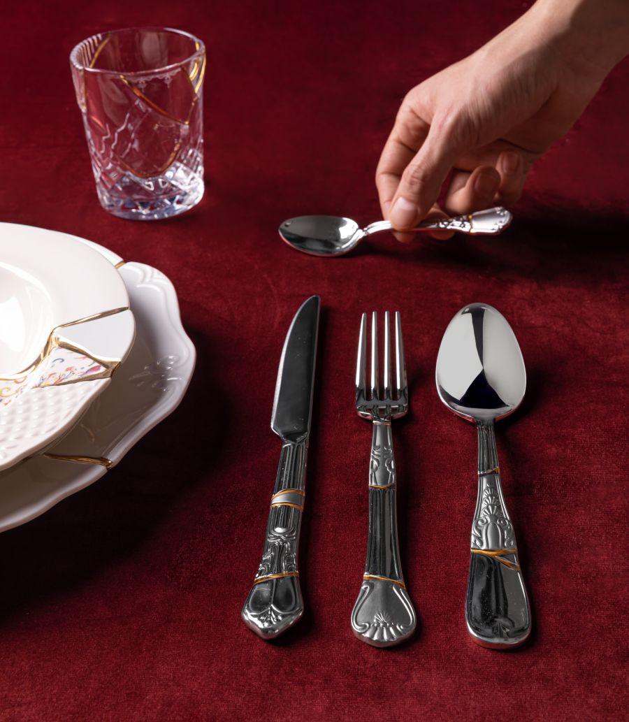 Seletti Kintsugi Cutlery In Linea
