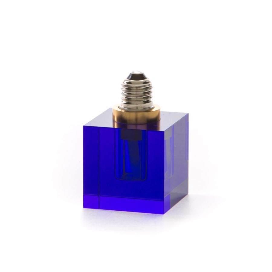 Seletti Crystaled Square Blue Saldi Di Fabbrica