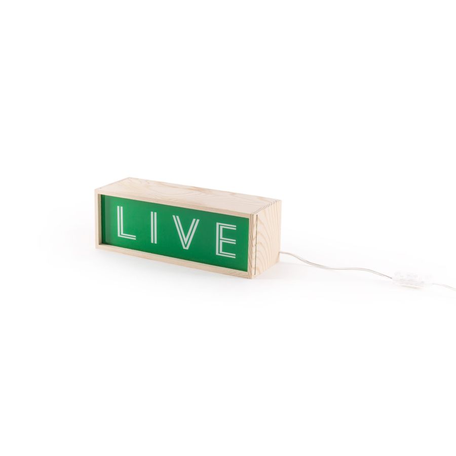 Seletti Lighthink Box Smile / Live / Paradise Vendite Flash