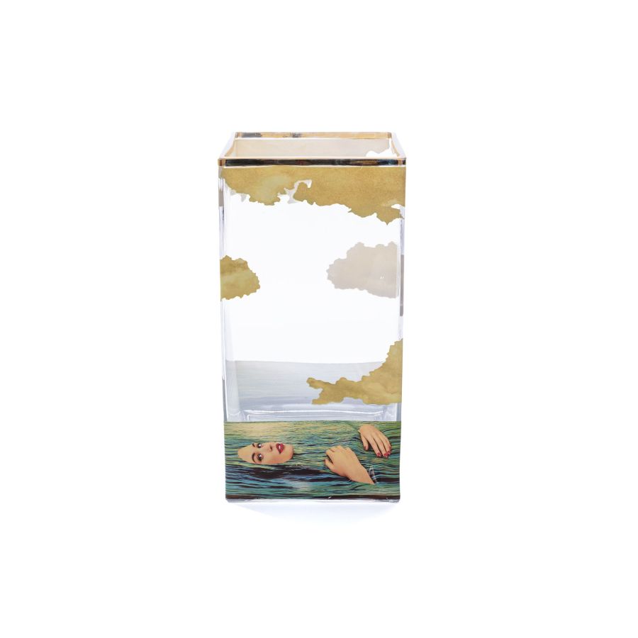 Seletti Glass Vase Seagirl