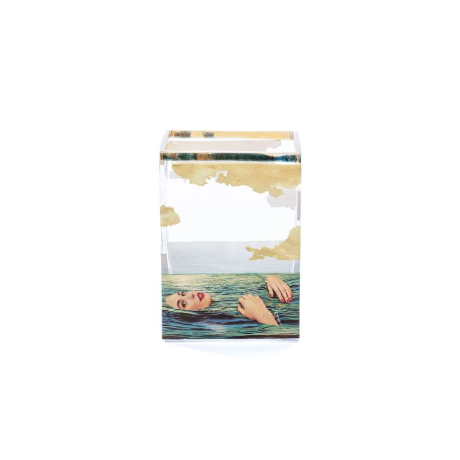 Seletti Glass Vase Seagirl
