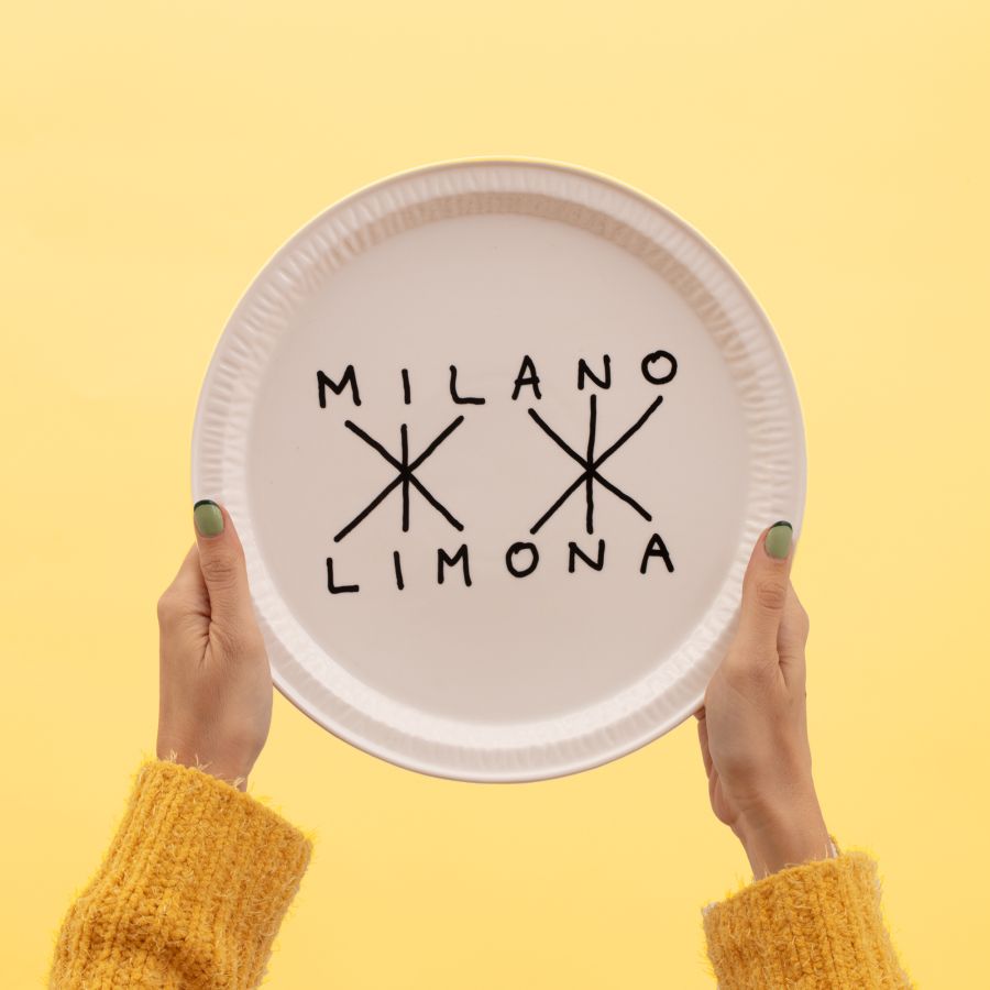 Seletti Plate Milano Limona Vendita Economica