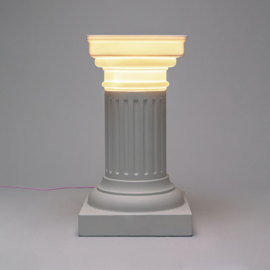 Seletti Las Vegas Side Table & Lamp In Saldo