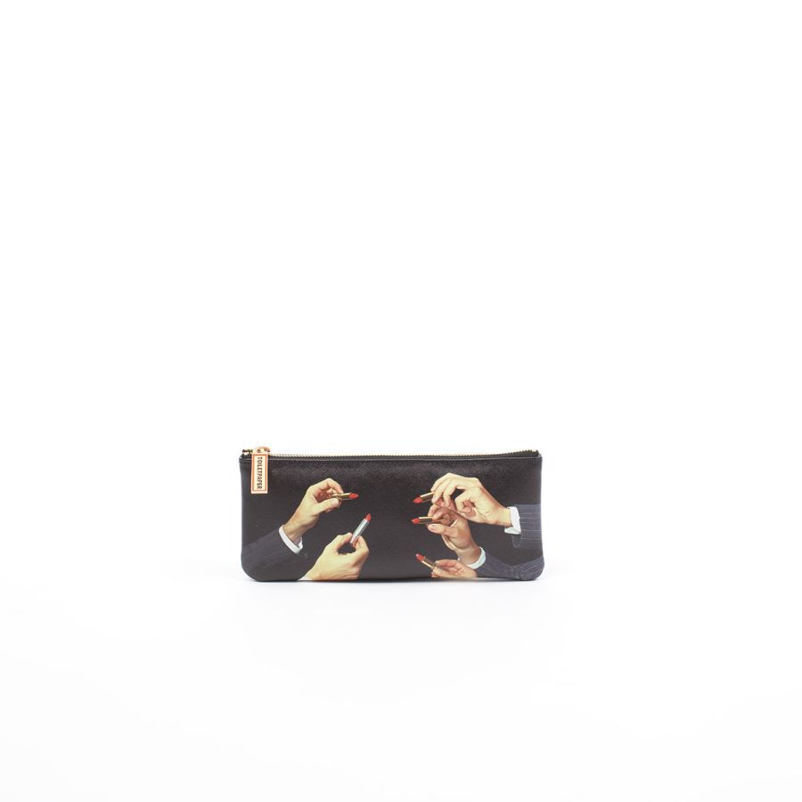 Seletti Pencil Case Lipstick Black