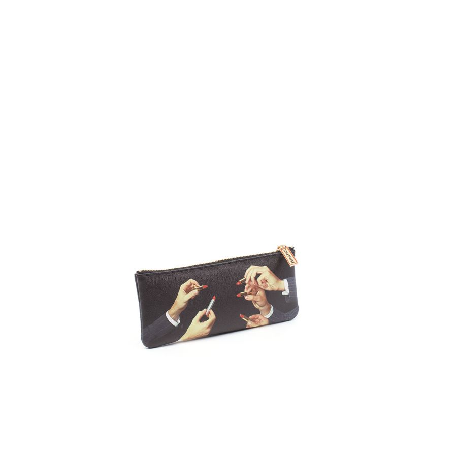 Seletti Pencil Case Lipstick Black Outlet