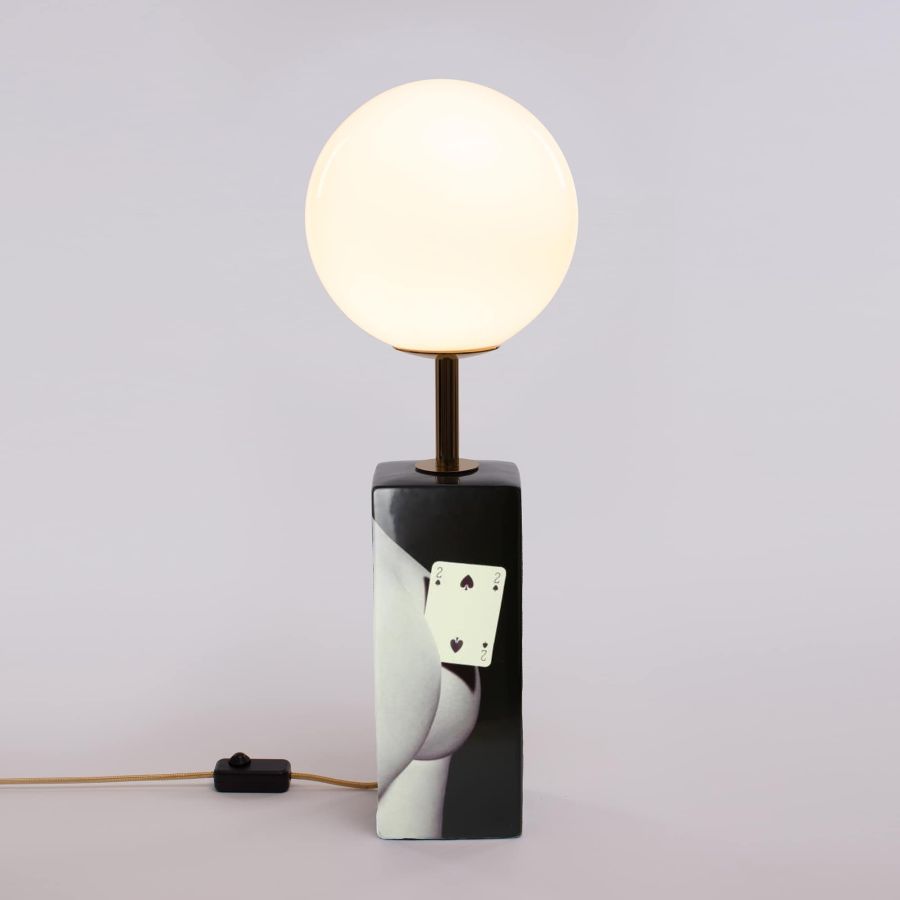 Seletti Table Lamp Two of Spades Offerte stagionali