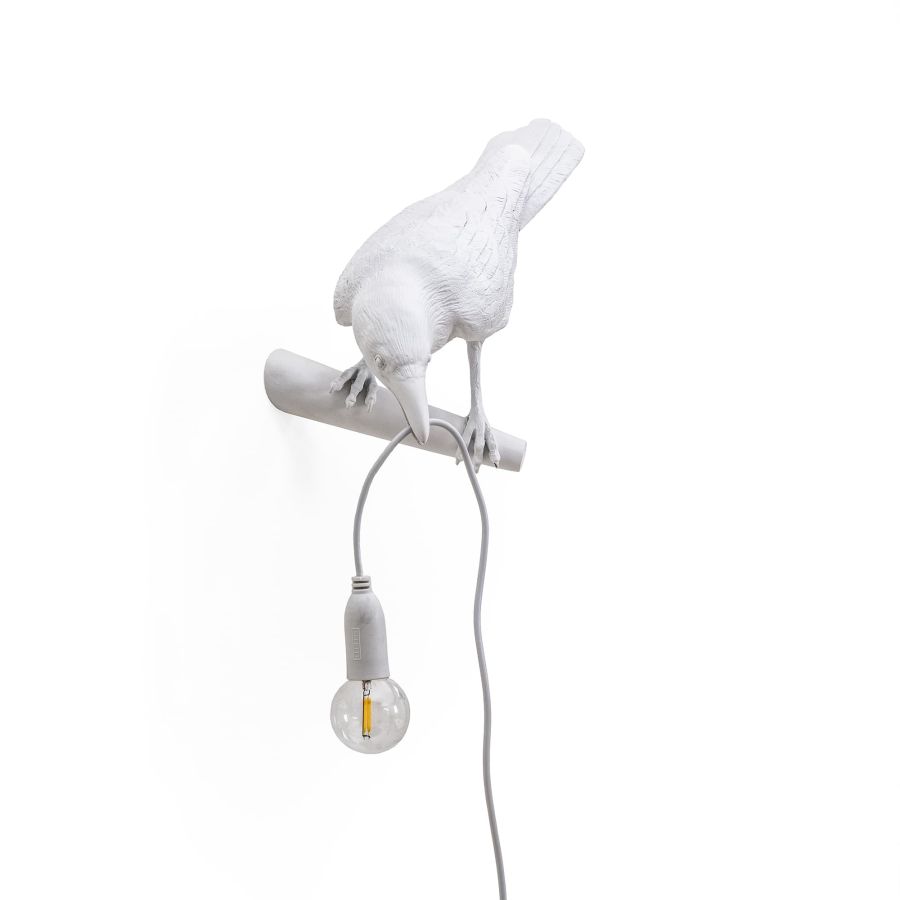 Seletti Bird Lamp White Looking Left Offerte giornaliere
