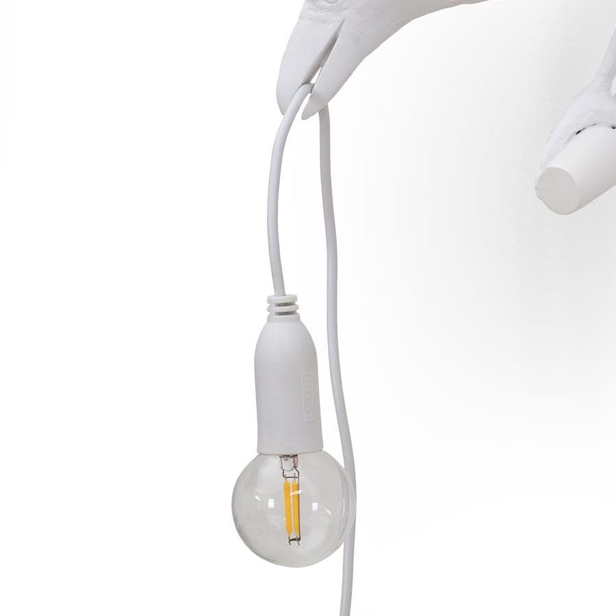 Seletti Bird Lamp White Looking Left Offerte giornaliere