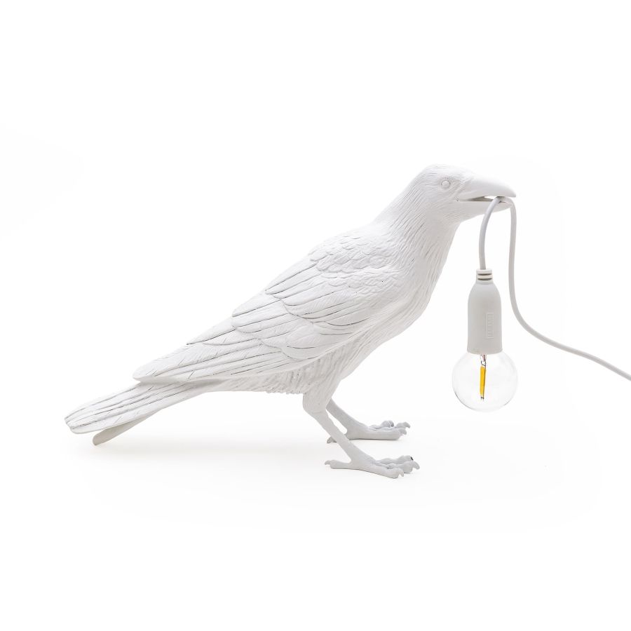 Seletti Bird Lamp White Waiting