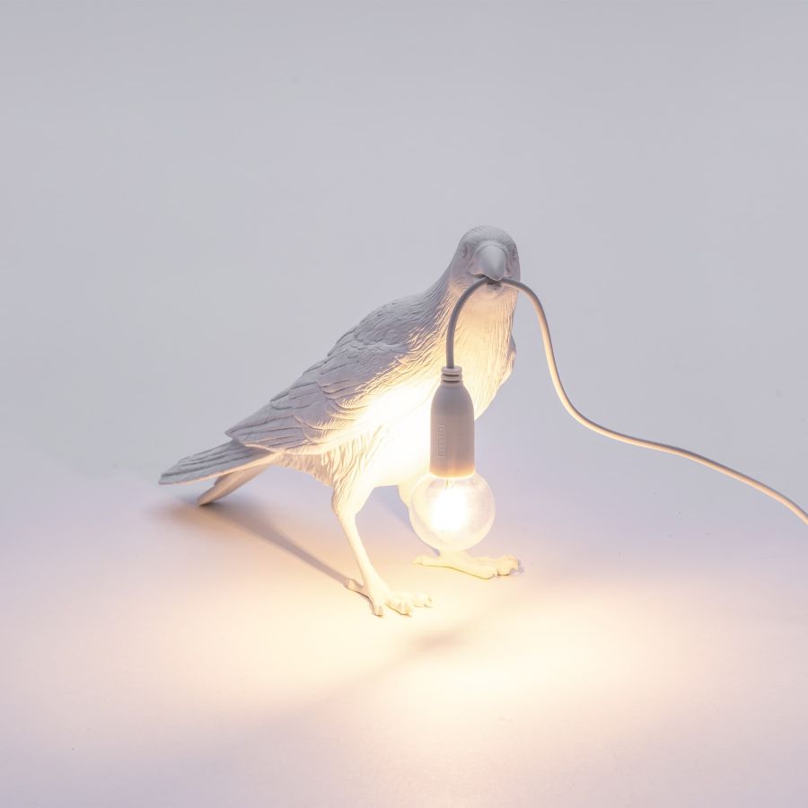 Seletti Bird Lamp White Waiting Offerte speciali