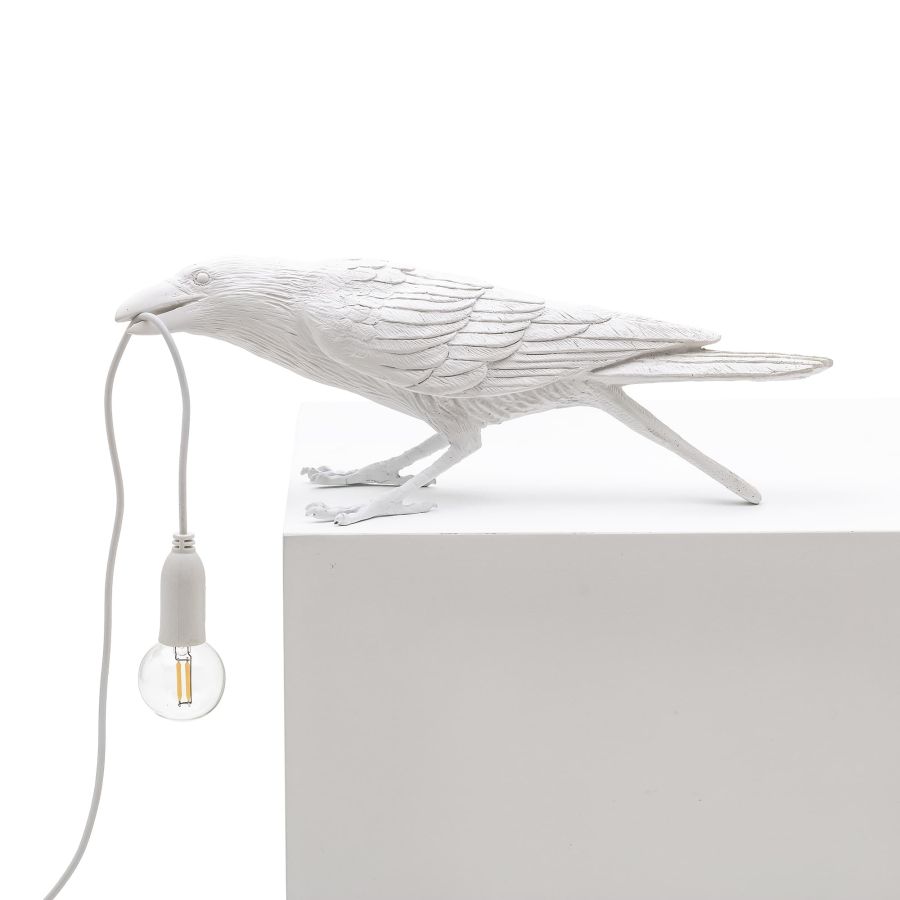 Seletti Bird Lamp White Playing Enormi risparmi