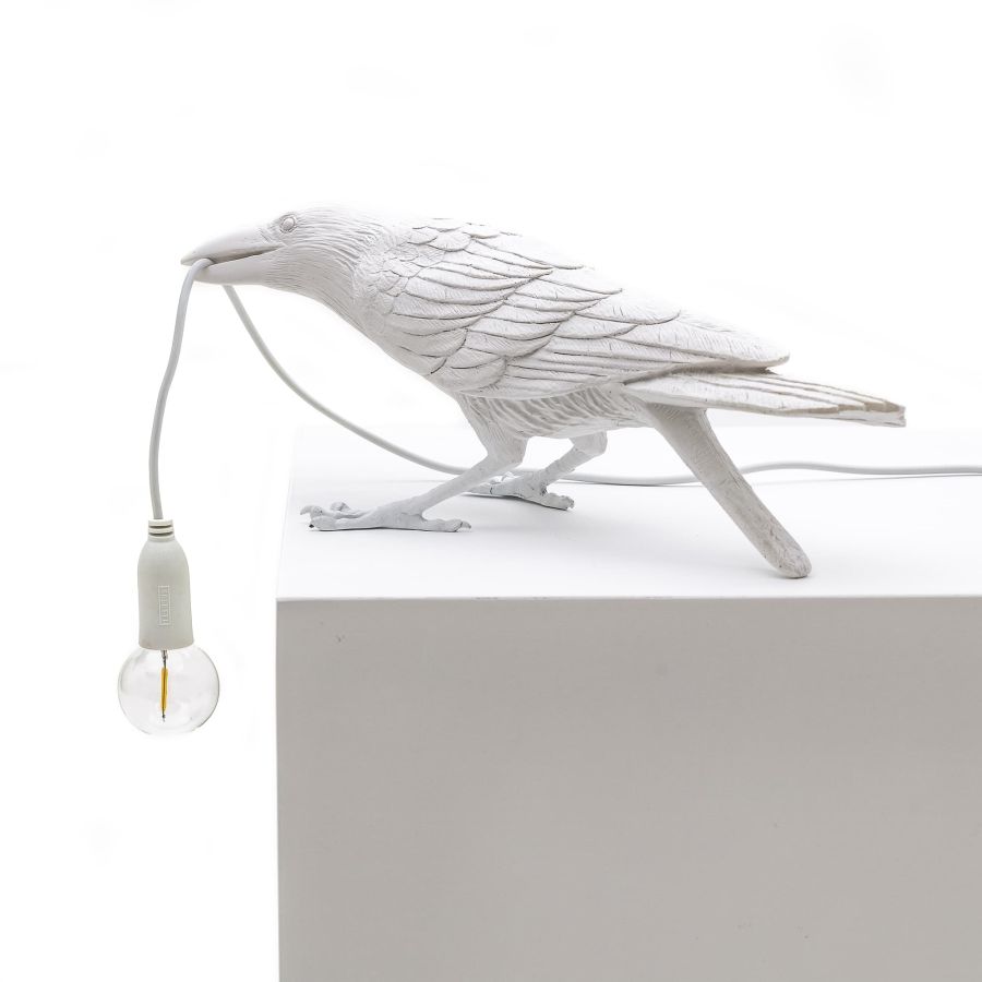Seletti Bird Lamp White Playing Enormi risparmi