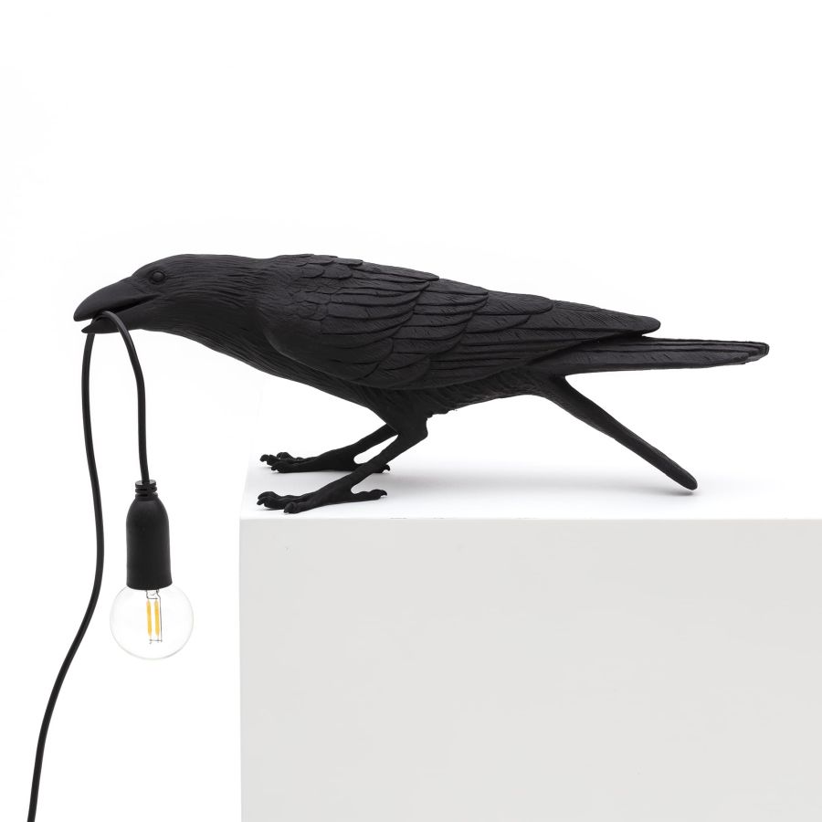 Seletti Bird Lamp Black Playing Prezzo basso