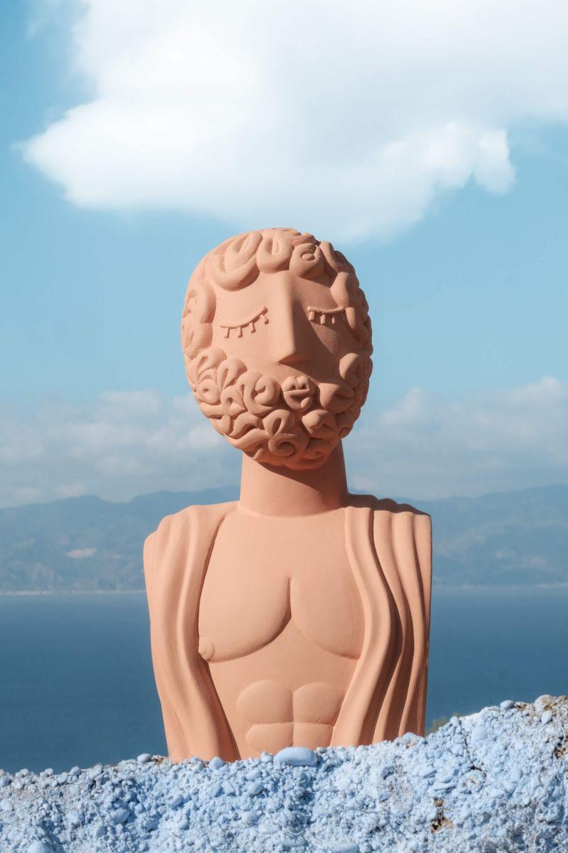 Seletti Terracotta Bust Man Online