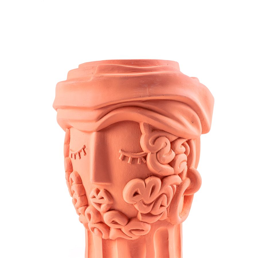 Seletti Terracotta Wall Vase Greche Hotsell