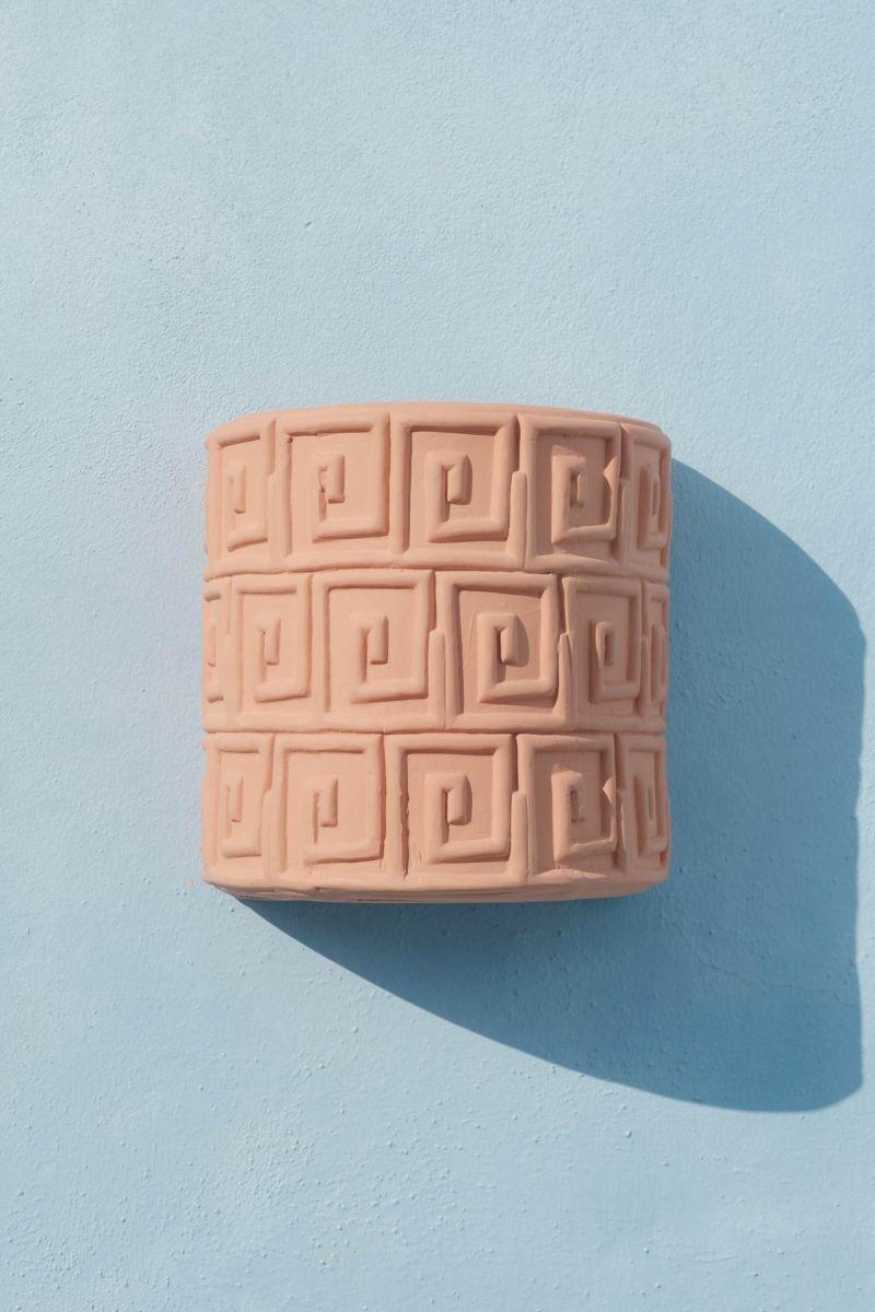 Seletti Terracotta Wall Vase Greche Vendita Economica