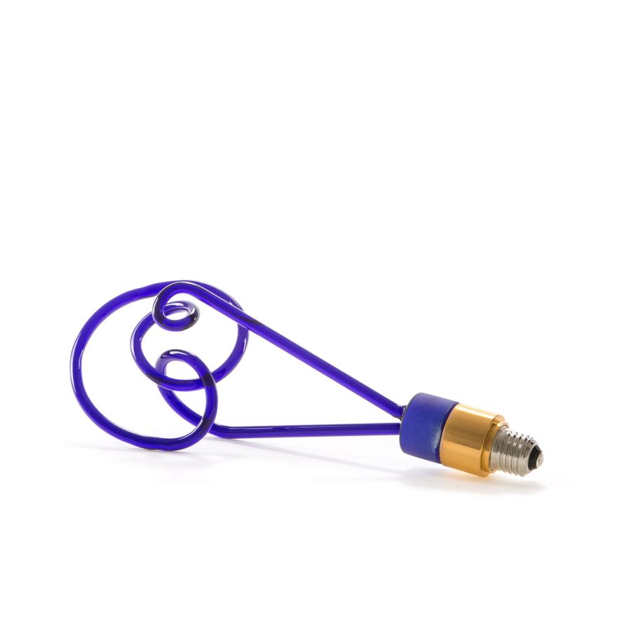 Seletti Twist Lamp Blue Smaltimento dello stoccaggio