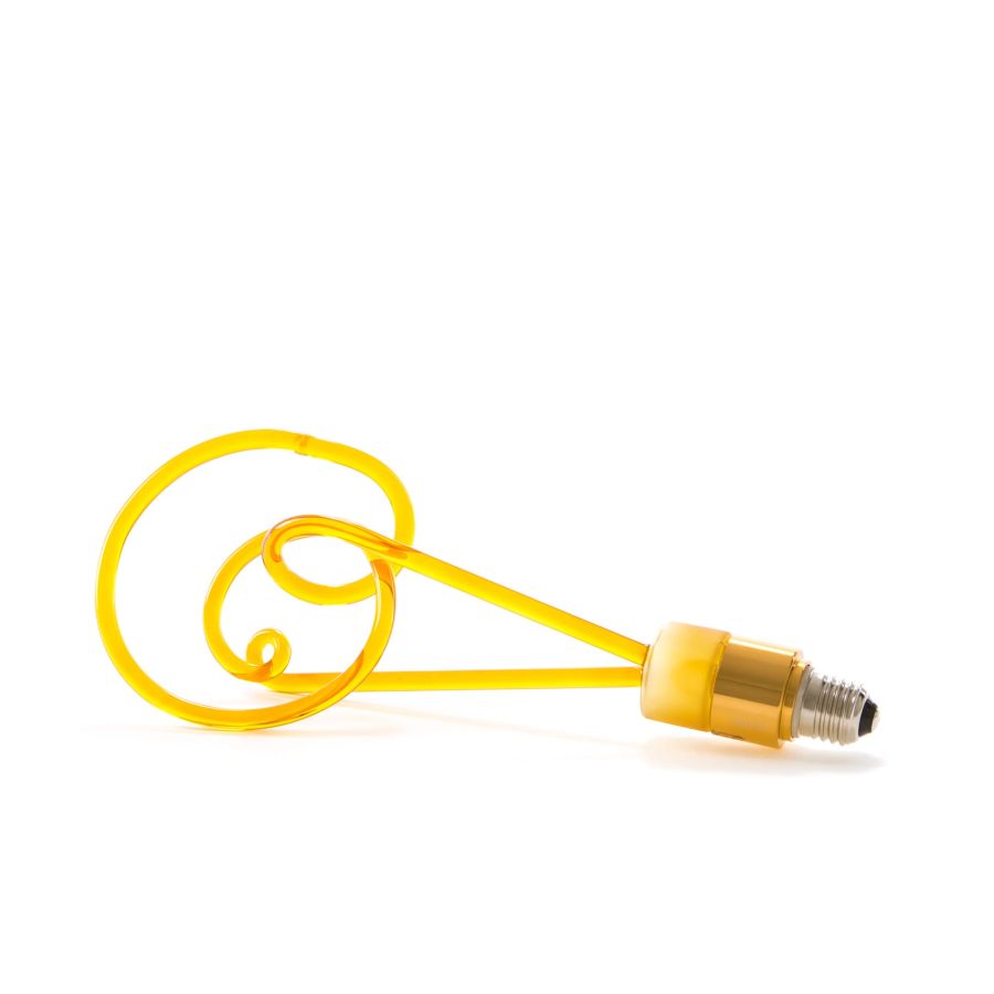 Seletti Twist Lamp Amber Vendita calda