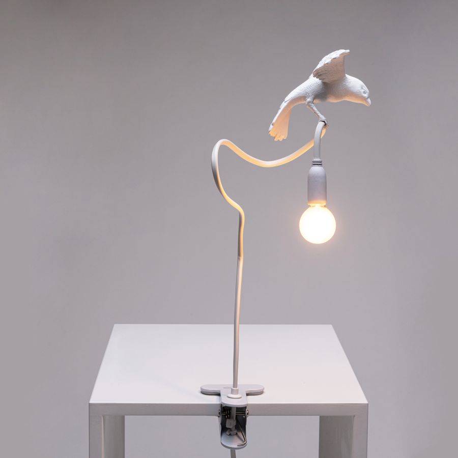 Seletti Sparrow Lamp with Clamp Comprane uno, ottenene uno gratis
