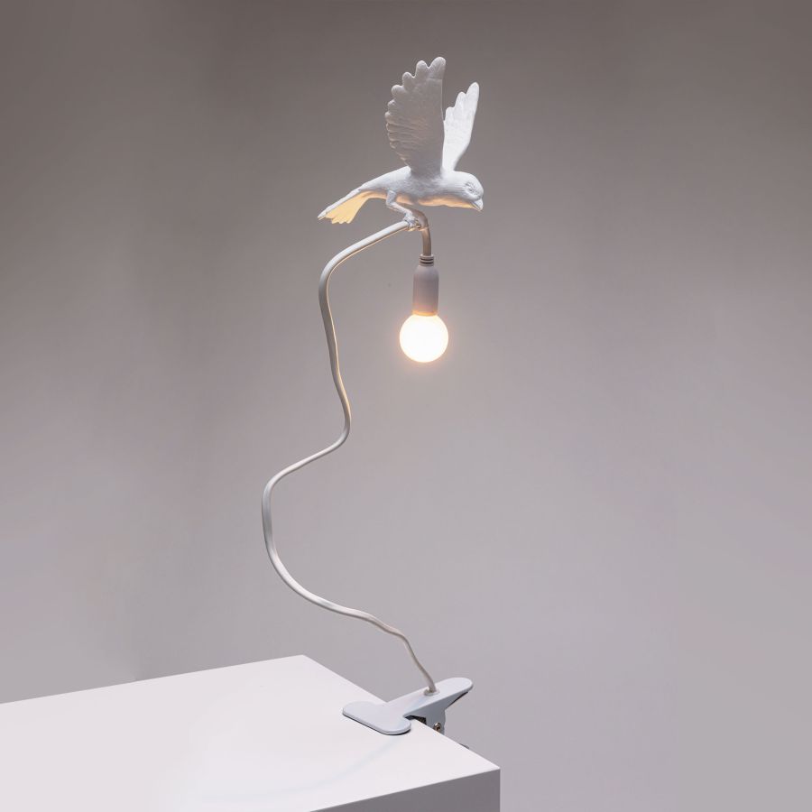 Seletti Sparrow Lamp with Clamp Offerte speciali
