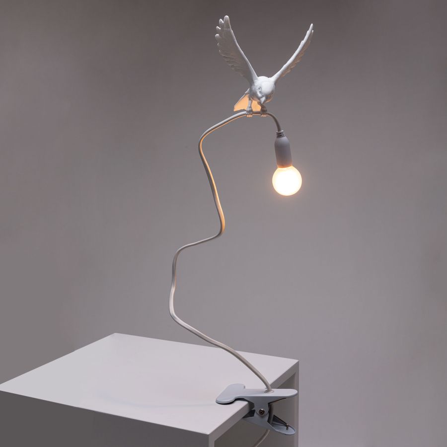 Seletti Sparrow Lamp with Clamp Offerte speciali