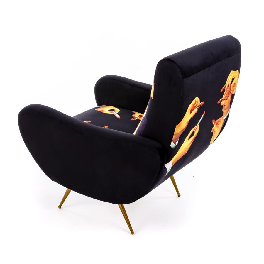Seletti Armchair Lipstick Black Soddisfazione Garantita