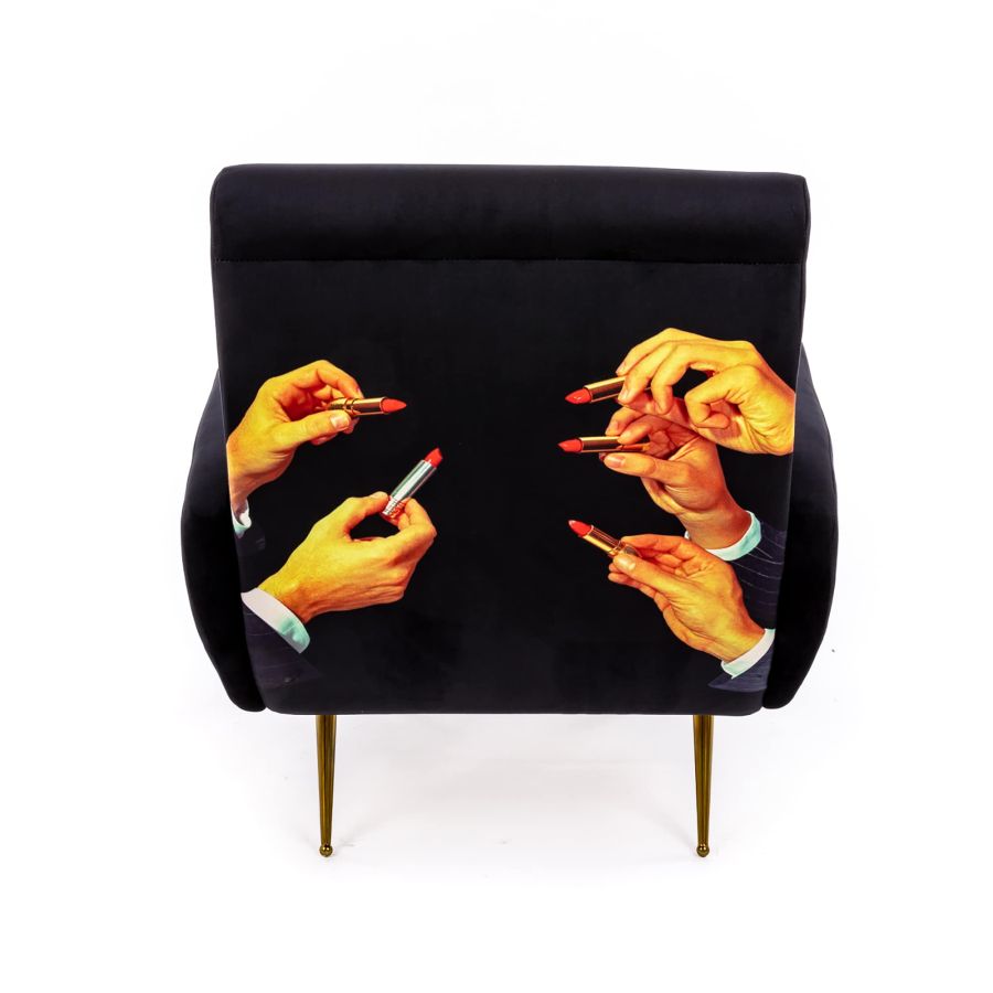 Seletti Armchair Lipstick Black Soddisfazione Garantita