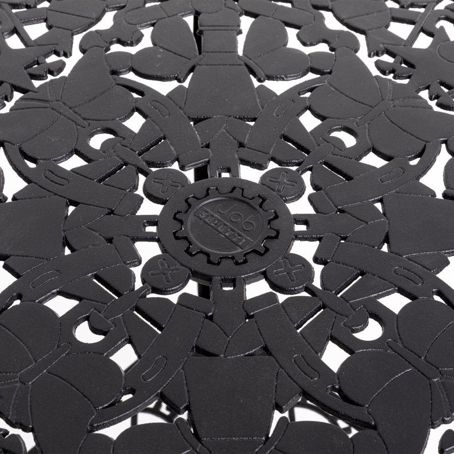 Seletti Industry Collection Aluminium Square Table Black Consegna Veloce