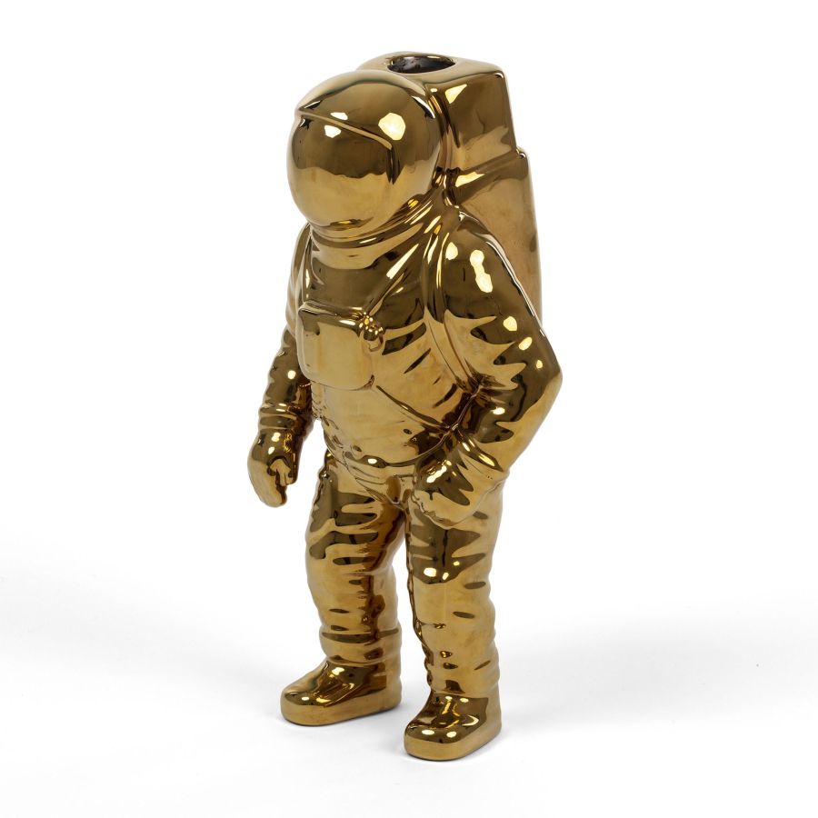 Seletti Cosmic Diner Starman Vase Gold Presa
