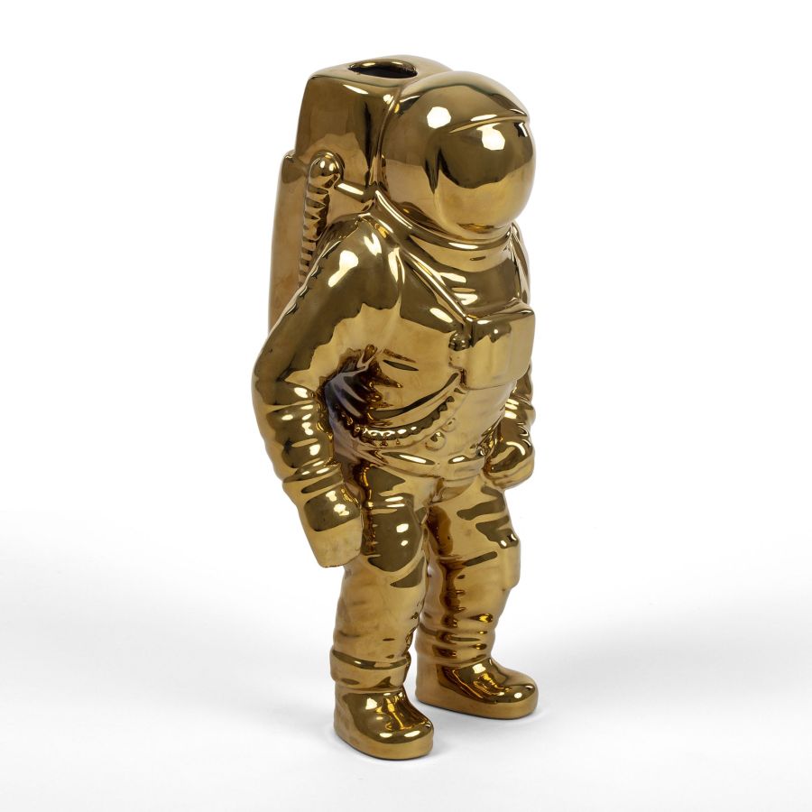 Seletti Cosmic Diner Starman Vase Gold Presa