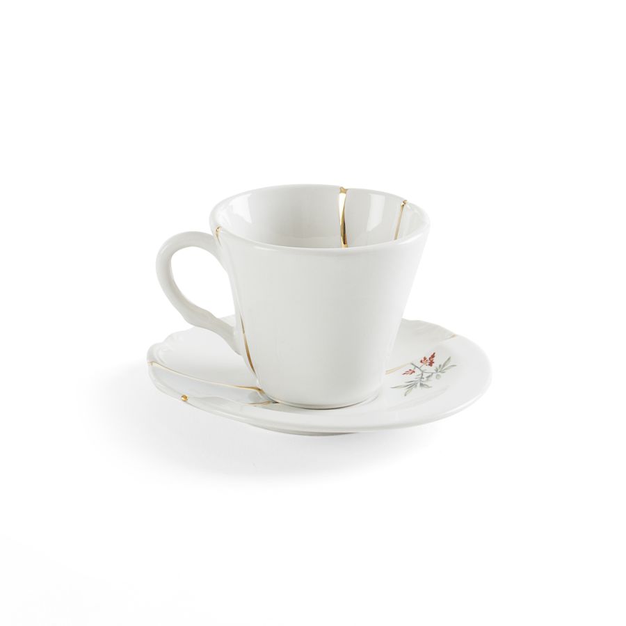 Seletti Kintsugi Coffee cup with saucer Offerta esclusiva