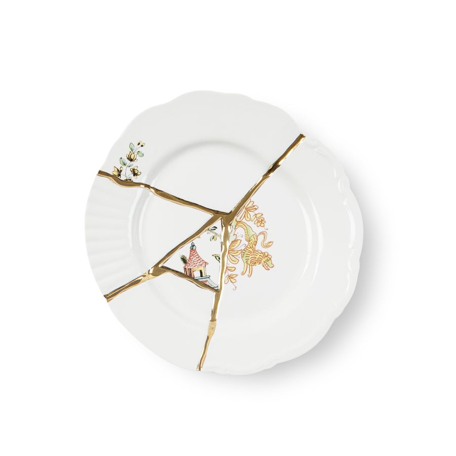 Seletti Kintsugi Dessert plate Black Friday