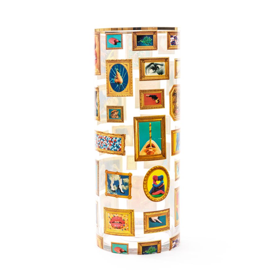 Seletti Glass Vase Frames Cylindrical large Nuovi prodotti