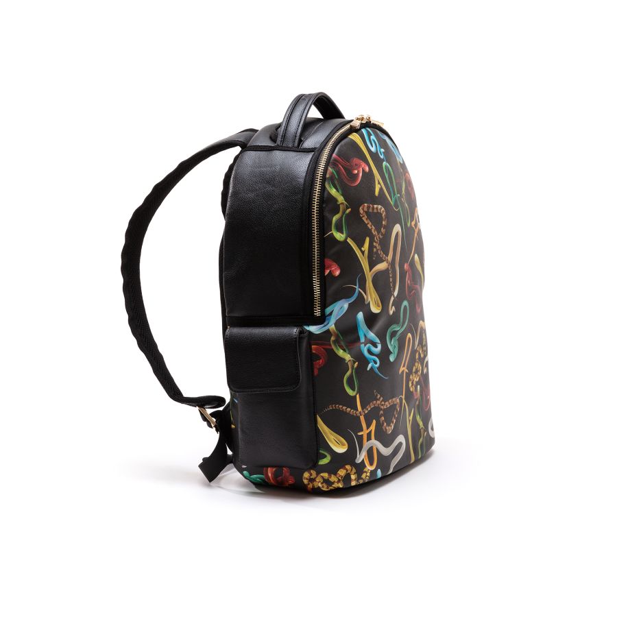 Seletti Travel Kit Rucksack Black Lipstick Ritorno libero