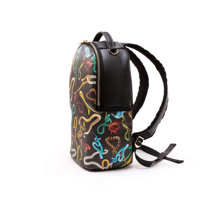 Seletti Travel Kit Rucksack Black Lipstick Ritorno libero