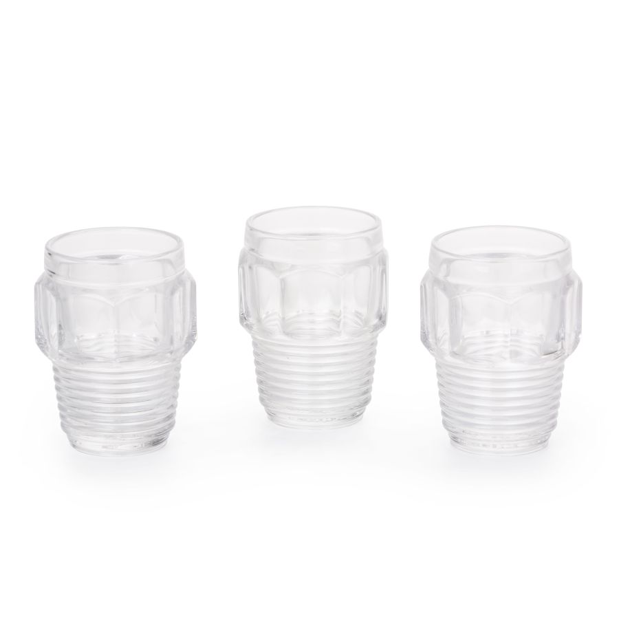 Seletti Machine Collection Drinking glass set of 3 In Vendita