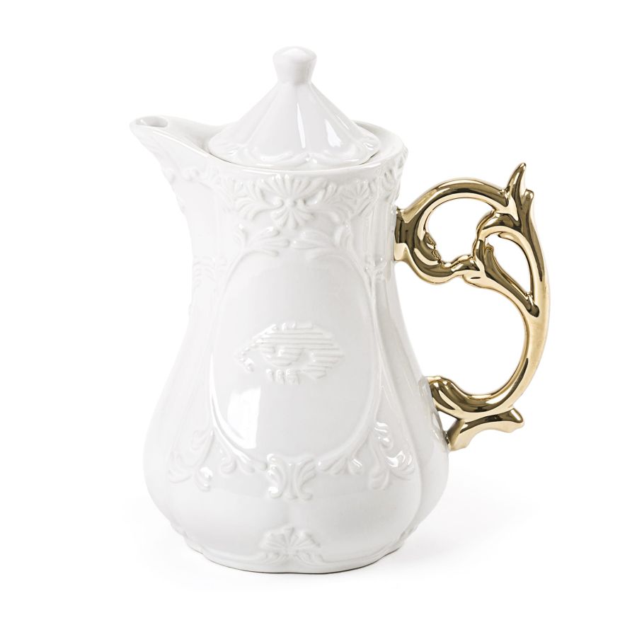 Seletti I-Wares Gold I-Teapot Fornitura limitata