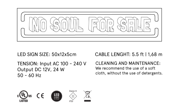 Seletti NO SOUL FOR SALE Comprane uno, ottenene uno gratis