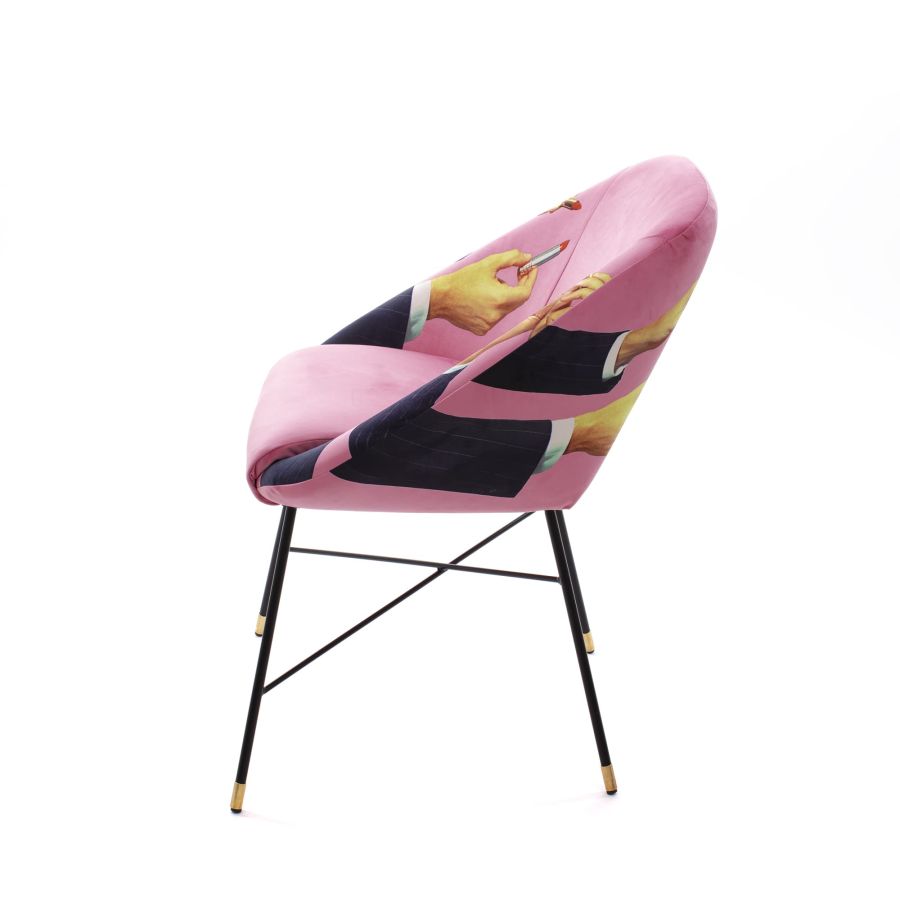 Seletti Padded Chair Lipsticks Pink Fino al 55% di sconto