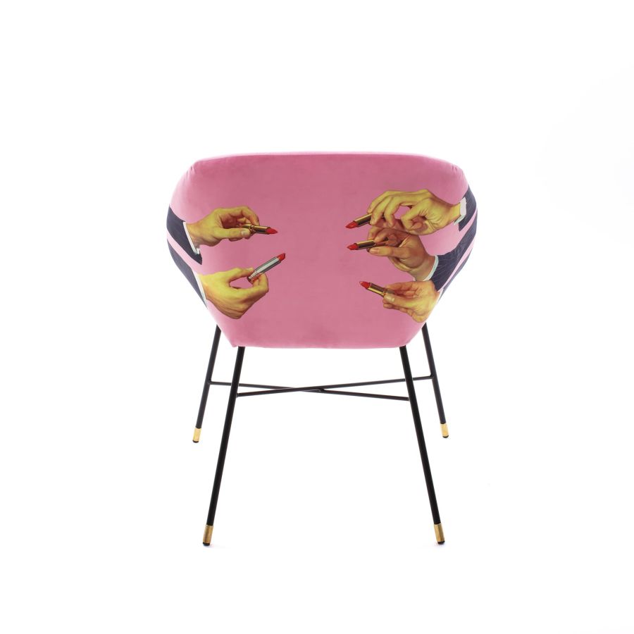 Seletti Padded Chair Lipsticks Pink Fino al 55% di sconto
