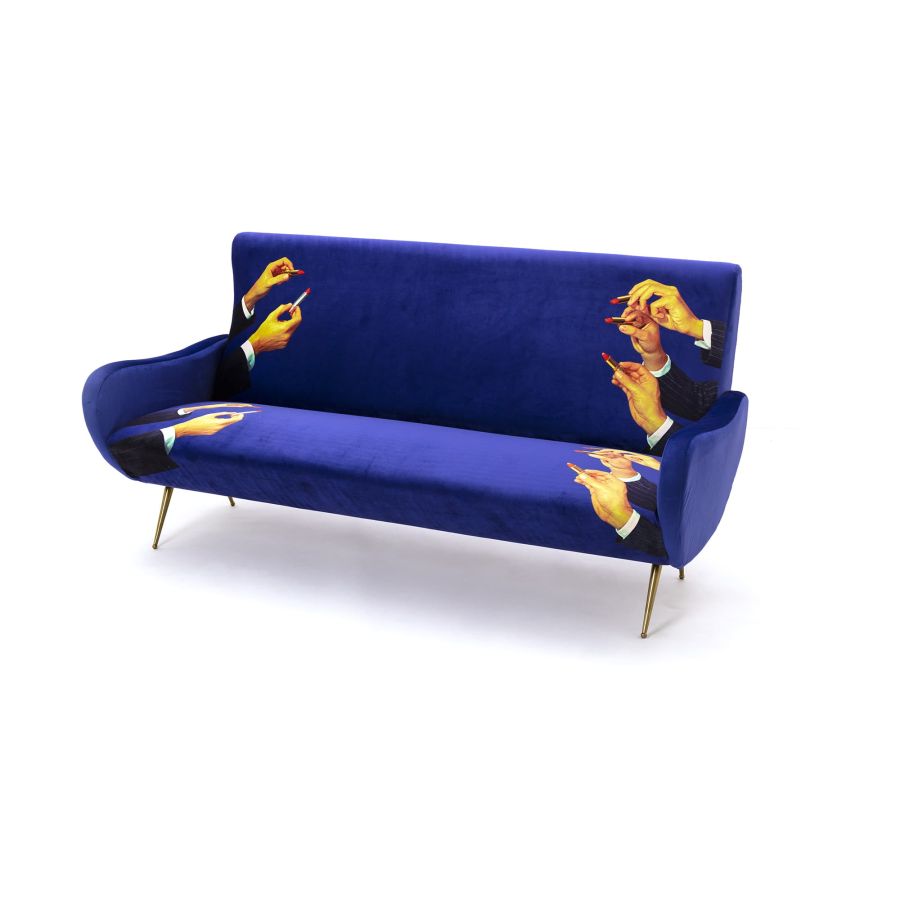 Seletti Sofa Three Seater Lipsticks Officina